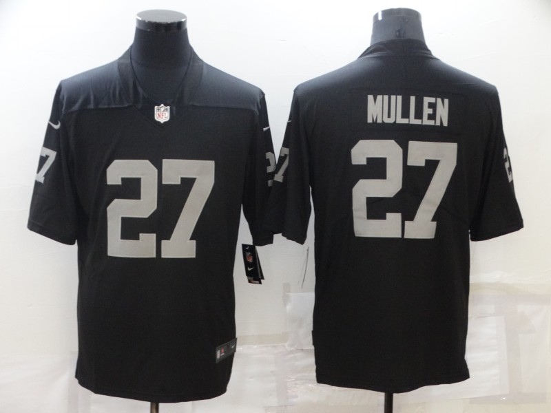 Men's Las Vegas Raiders Trayvon Mullen #27 Black Jersey